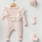 Daphne Pink Newborn Knitwear Coming Home Set (5pcs)