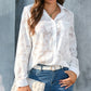 Women's Casual Sheer Button Down Blouses