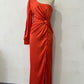 Women's One-shoulder Split Dress