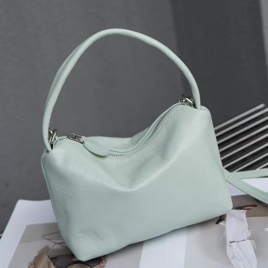 Vintage Patent Leather Glossy Shoulder Underarm Bag