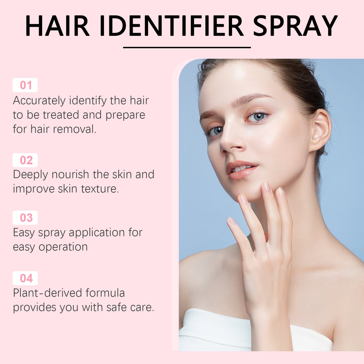 Hair Identifier Spray Set For Face Moisturizing