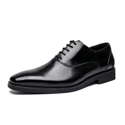 Head Layer Cowhide Hand-polished Brock Business Shoes