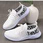 Women Leopard Print Lace-up Sneakers Sports