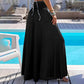 Long Pants High Waist Wide Leg Stretchy Loose Fit Casual Trousers