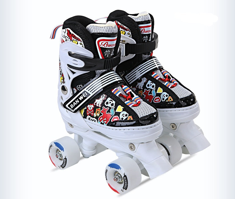 Children's Four-wheel Roller Skate Shoe