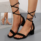 Lace-up Sandals