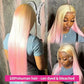 12-40Inch 613 Blonde Straight Human Hair Wig DIY Colors