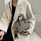Fashion Houndstooth Shoulder Bag
