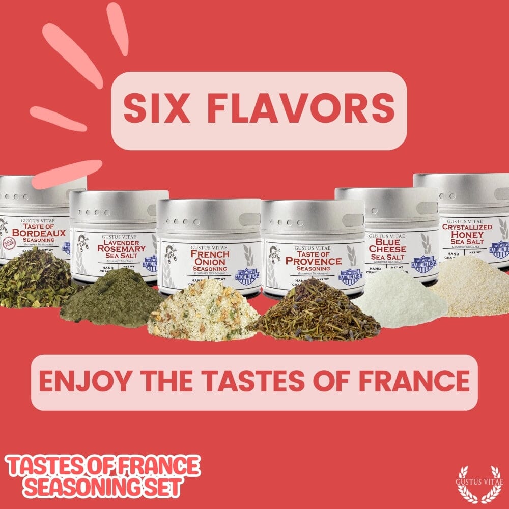 French Seasoning Gift Set - Tastes of France - Artisanal Spice Blends Six Pack