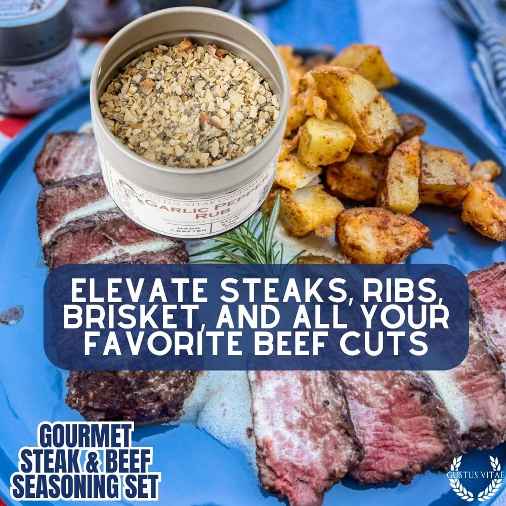 Gourmet BBQ Steak &  Beef Seasoning Gift Set - Six Pack