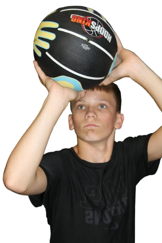 Hands on Shooter Basketball w- Hand Placement