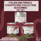 Italian and French Countryside Spice Blend Collection - 3 Tins
