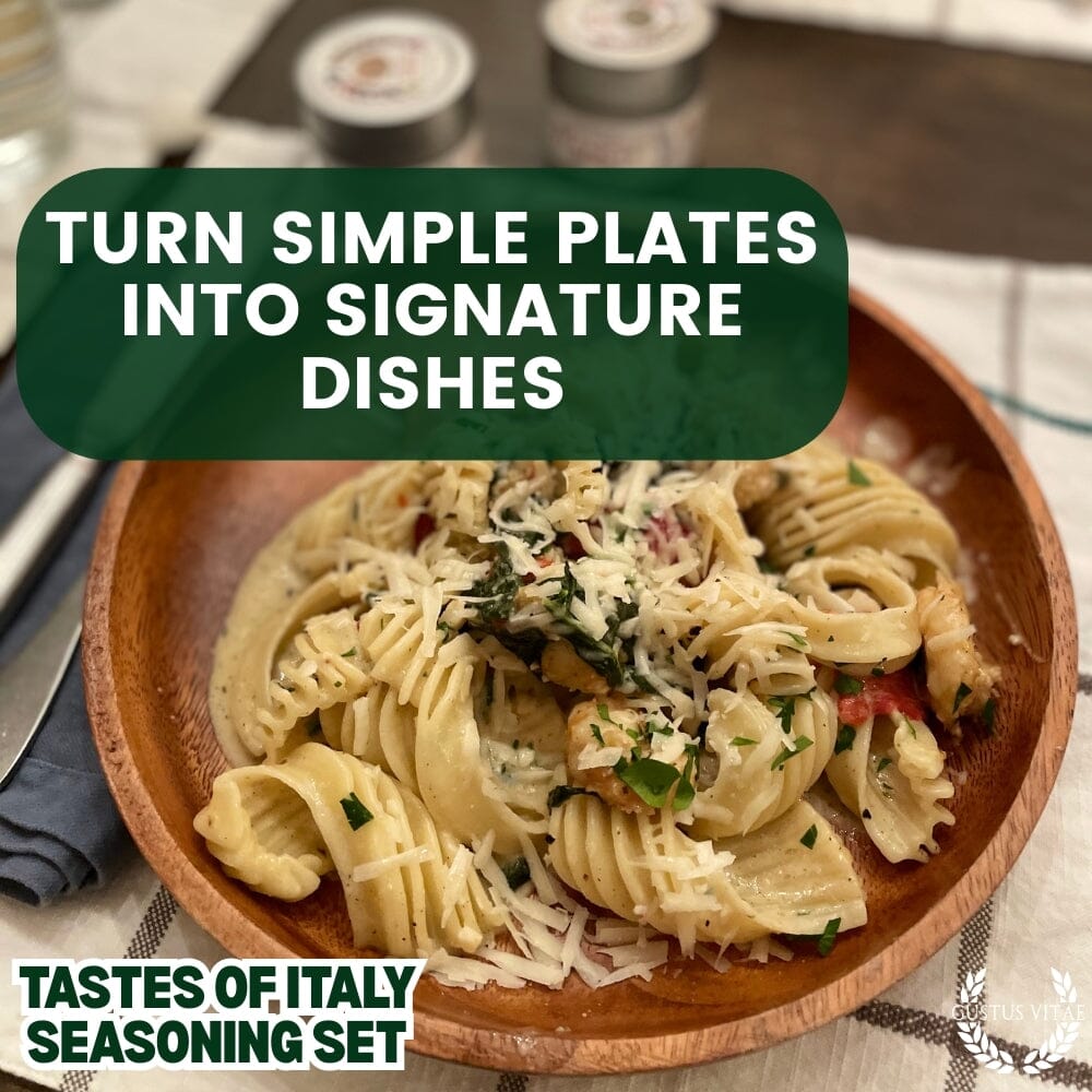 Italian Seasoning Gift Set - Tastes of Italy - Artisanal Spice Blends Six Pack