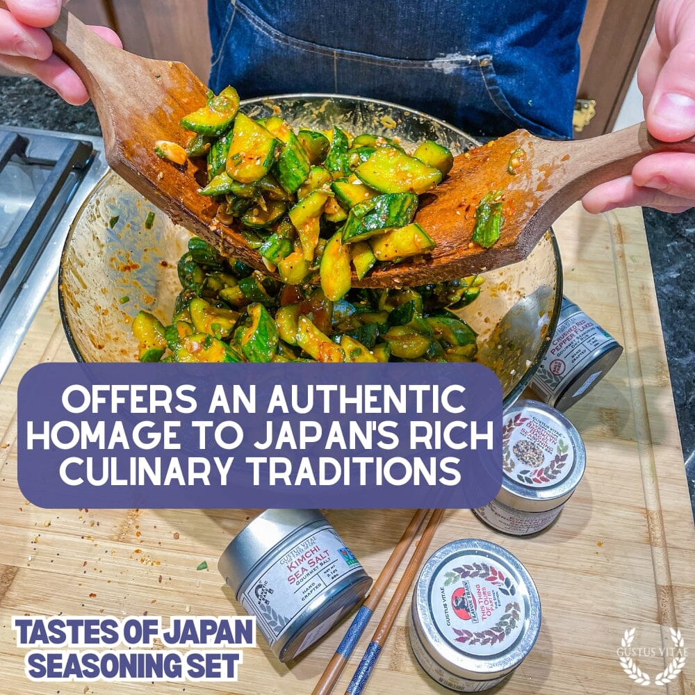 Japanese Seasoning Gift Set - Tastes of Japan - Artisanal Spice Blends Six Pack
