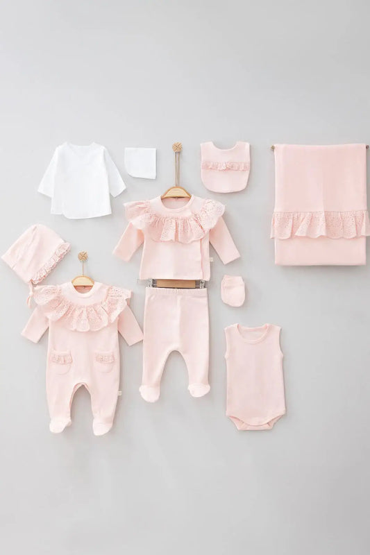 Larissa Pink Newborn Coming Home Set
