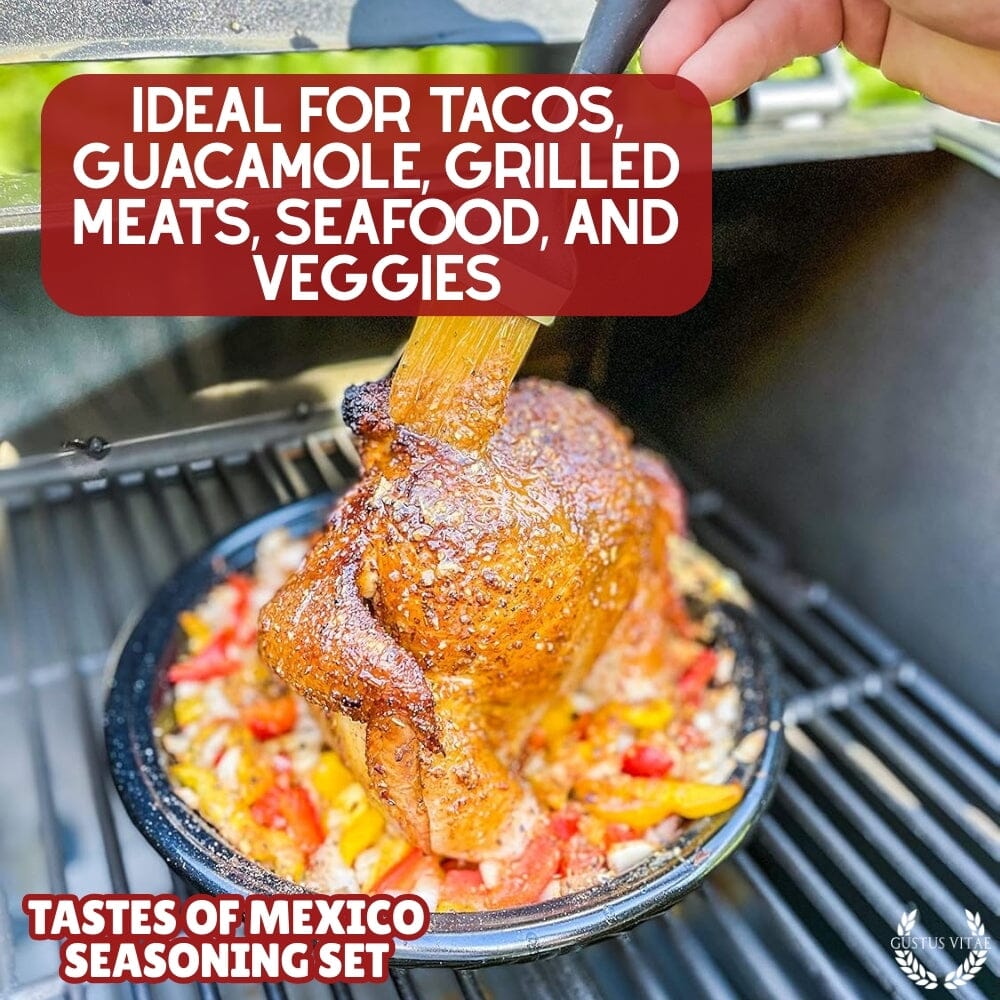 Mexican Seasoning Gift Set - Tastes of Mexico - Artisanal Spice Blends Six Pack