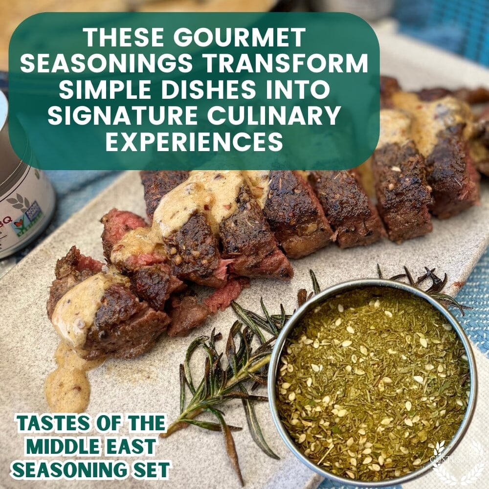 Middle Eastern Seasoning Gift Set - Tastes of The Middle East - Artisanal Spice Blends Six Pack