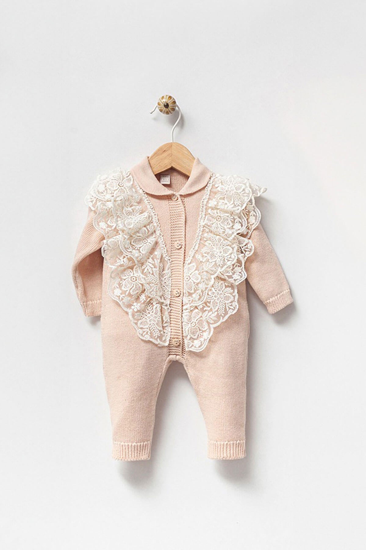 Eva Beige Newborn Knitwear Coming Home Set (5 pcs)