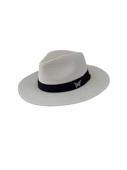 White Nikoza Fedora Hat