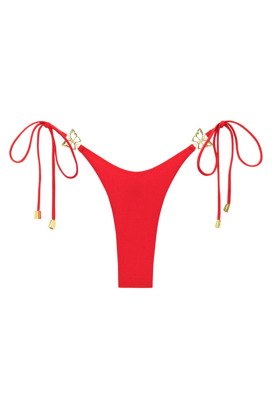 Camila Red Bikini Bottom