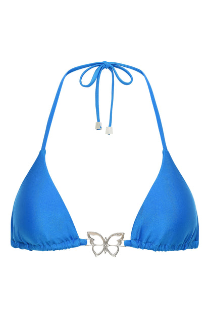 Blue Diana Bikini Top