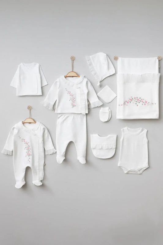 Sandra White Newborn Coming Home Set