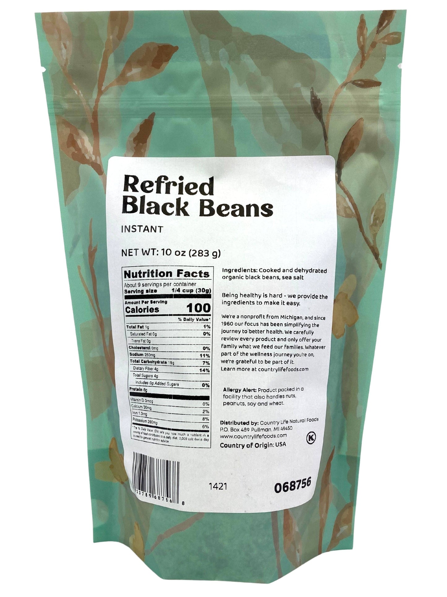 Black Beans, Instant, Organic